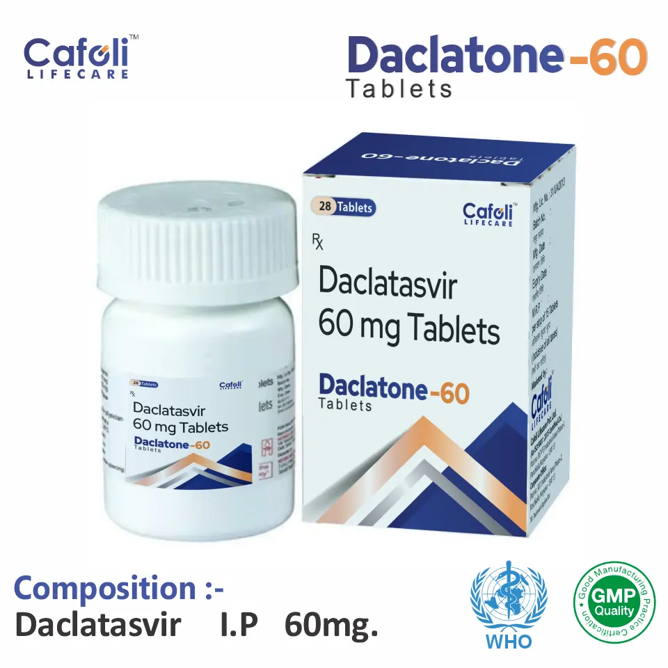 Daclatasvir 60 mg Daclatone 60 Tablet Pack